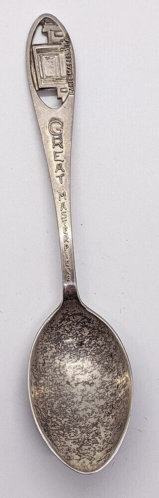 Sterling Silver & Enamel Lake Wales Florida Souvenir Spoon