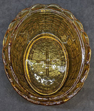 Load image into Gallery viewer, Vintage Amber Glass Hen on Nest Candy Dish
