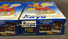 Load image into Gallery viewer, 1991-1992 Kayo Round One Boxing Cards lot of 3 boxes, SEALED
