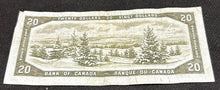 Load image into Gallery viewer, 1954 Bank Of Canada 20 Dollar Bank Note Devils Face , EX+, BE 3984402
