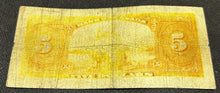 Load image into Gallery viewer, 1935 Bank Of Canada 5 Dollar Note, Osborne and Towers, G+, A544550
