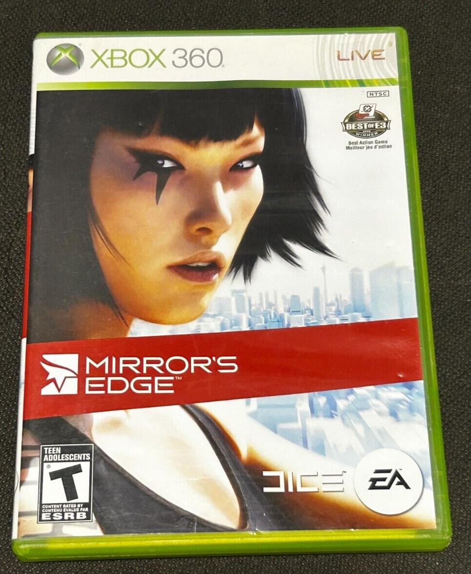 Xbox 360 Mirrors Edge Disc Game, EX+