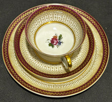 Load image into Gallery viewer, Germany US Zone Golden Rose Trio Cup and Saucer, EX+
