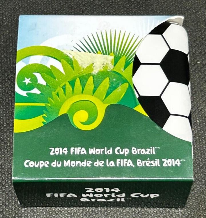 2014 Royal Canadian Mint FIFA World Cup Silver Coin with COA