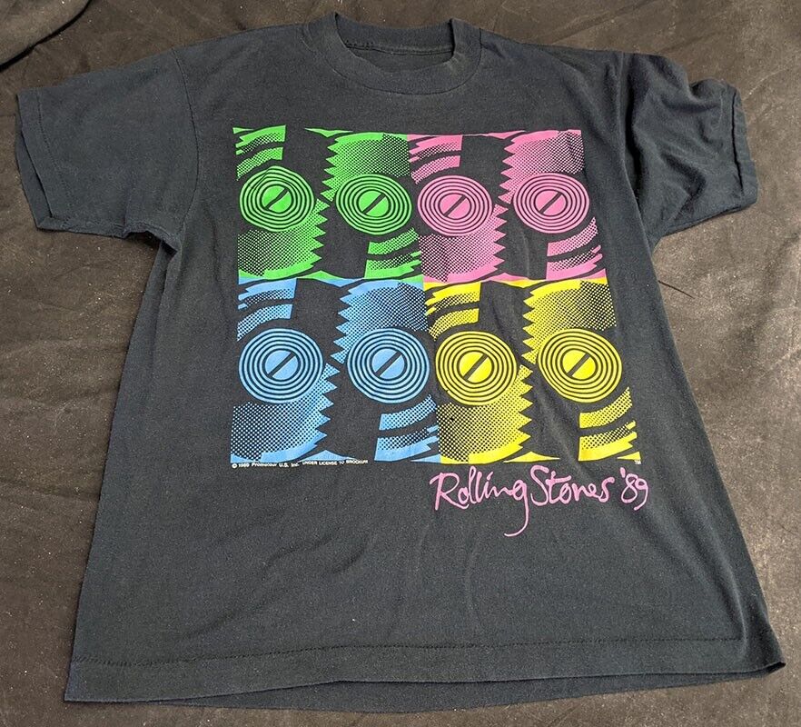 THE ROLLING STONES - 1989 Concert Tour T-Shirt