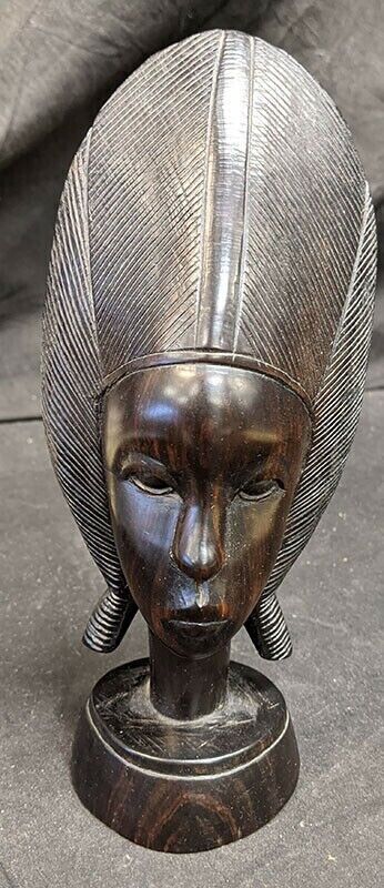 African Wood Carving - Face Only