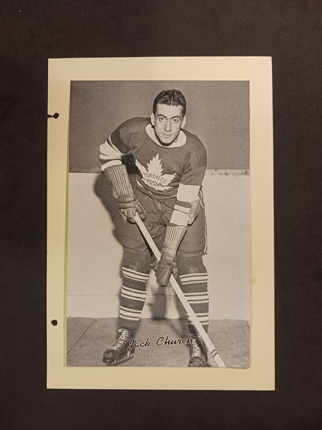1934-43 Group I Jack Church Toronto Maple Leafs Beehive