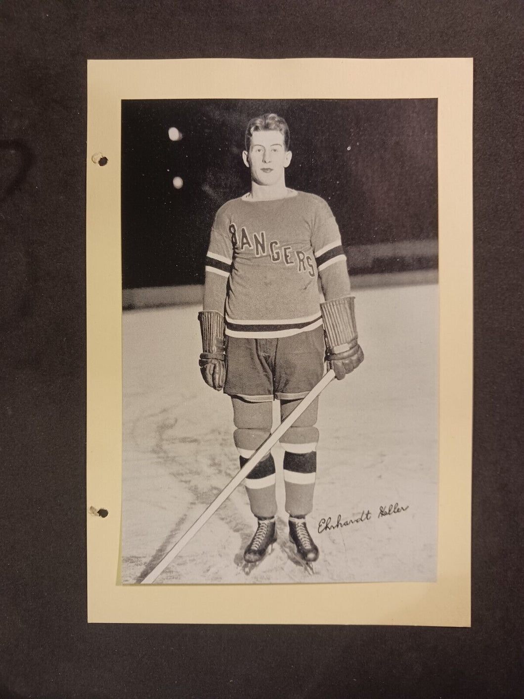 1934-43 Group I Ehrhardt Ott Heller New York Rangers Beehive