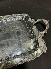 Load image into Gallery viewer, Sheffield Silver Plate Serving Tray, EX
