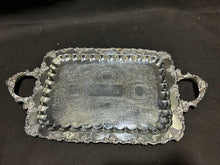 Load image into Gallery viewer, Sheffield Silver Plate Serving Tray, EX
