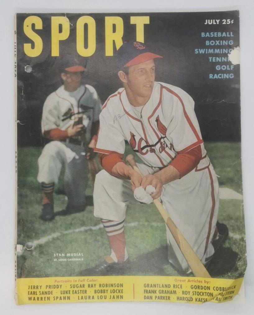 1950 July Sport Magazine Stan Musial On Cover