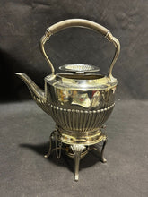 Load image into Gallery viewer, Vintage Silver Plated Teapot with wooden handle, EX
