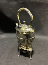 Load image into Gallery viewer, Vintage Silver Plated Teapot with wooden handle, EX
