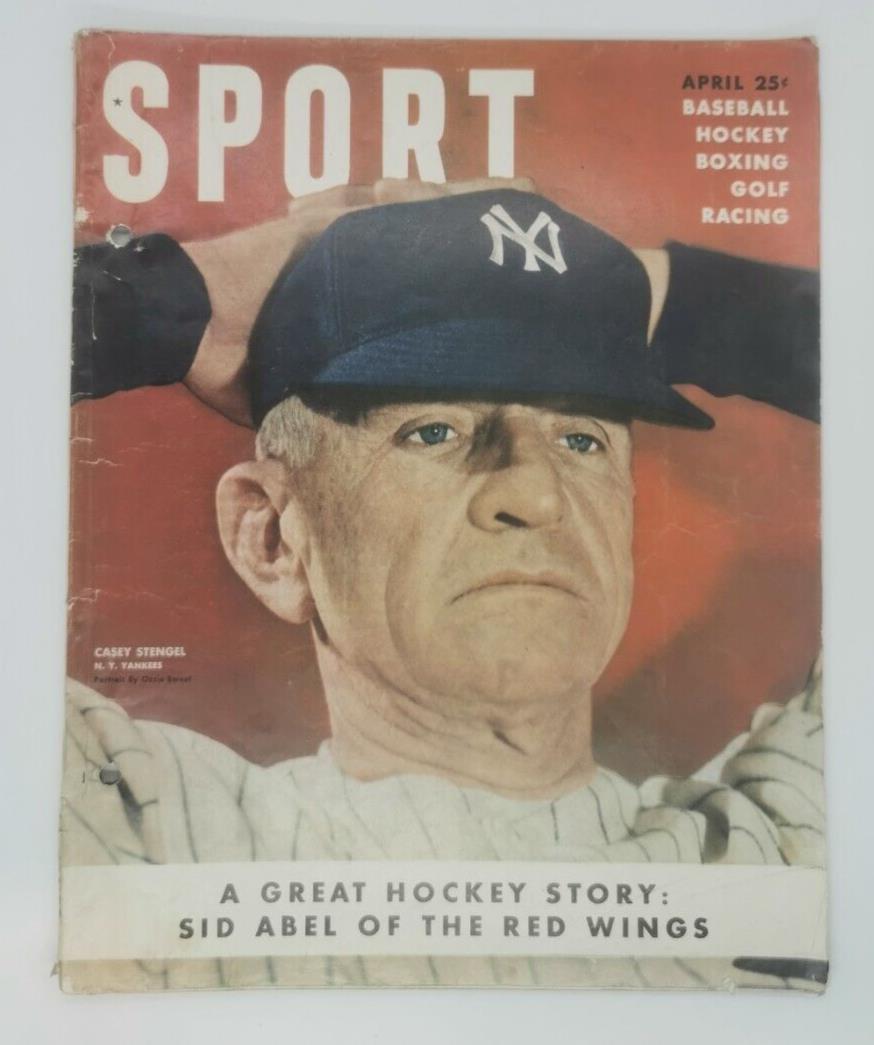 1950 April Sport Magazine Casey Stengel On Cover