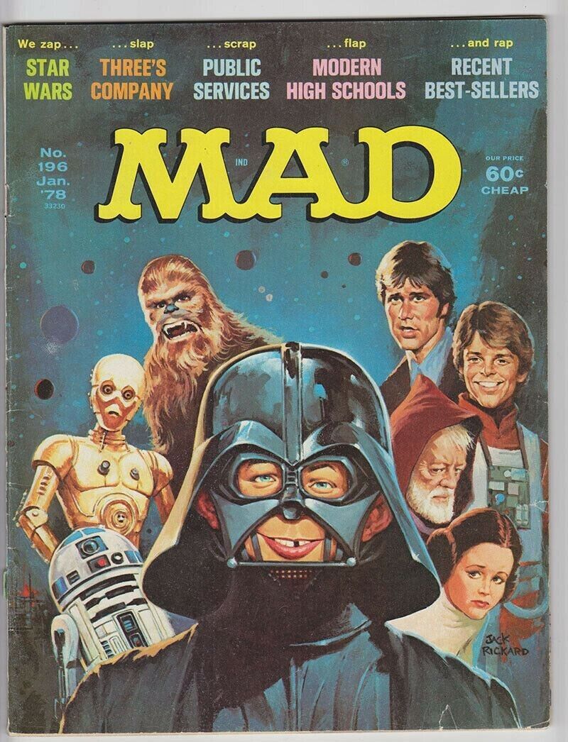 MAD Magazine #196 (January 1978) - Star Wars Parody Cover