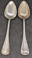 Load image into Gallery viewer, 2 x CHRISTOFLE Silver Plated 5 O&#39; Clock Spoons - Fidelio Pattern

