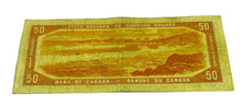 Load image into Gallery viewer, 1954 Bank Of Canada Fifty Dollar Note, R Beattie Governor, BH 3670705
