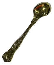 Load image into Gallery viewer, Vintage Birks Silver-plated Spoon Set Fitted Canteen of 6 spoons, GOLDWASHED
