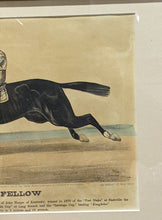 Load image into Gallery viewer, Framed Coloured Lithograph - &quot;Longfellow&quot; - 1870&#39;s Race Horse - King of the Turf
