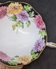 Load image into Gallery viewer, Vtg Double Warrant PARAGON Fine Bone China Cup &amp; Saucer - Black - Mums
