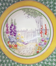 Load image into Gallery viewer, Vintage ROYAL PARAGON Fine Bone China Cup &amp; Saucer - Garden Gate - Green
