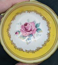 Load image into Gallery viewer, 2 x PARAGON, Double Warrant, Cabbage Rose &amp; Yellow Demitasse Cups &amp; Saucers
