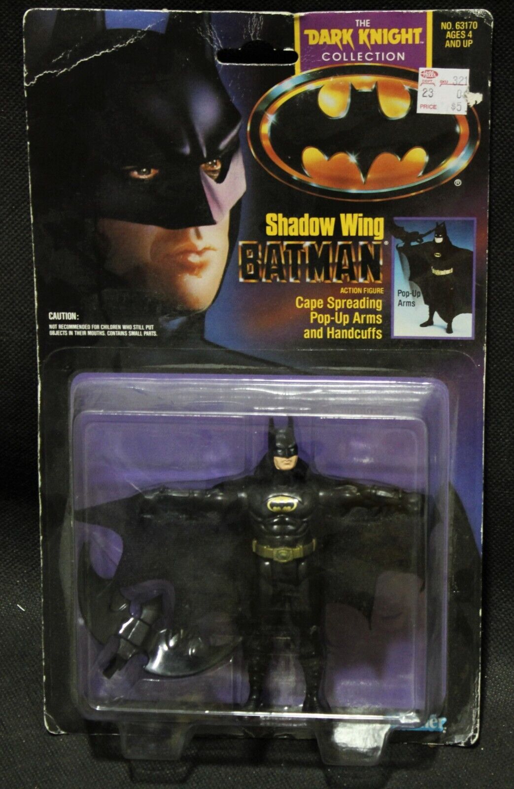 Vintage Kenner Shadow Wing Batman The Dark Knight Collection Action Figure, MOC