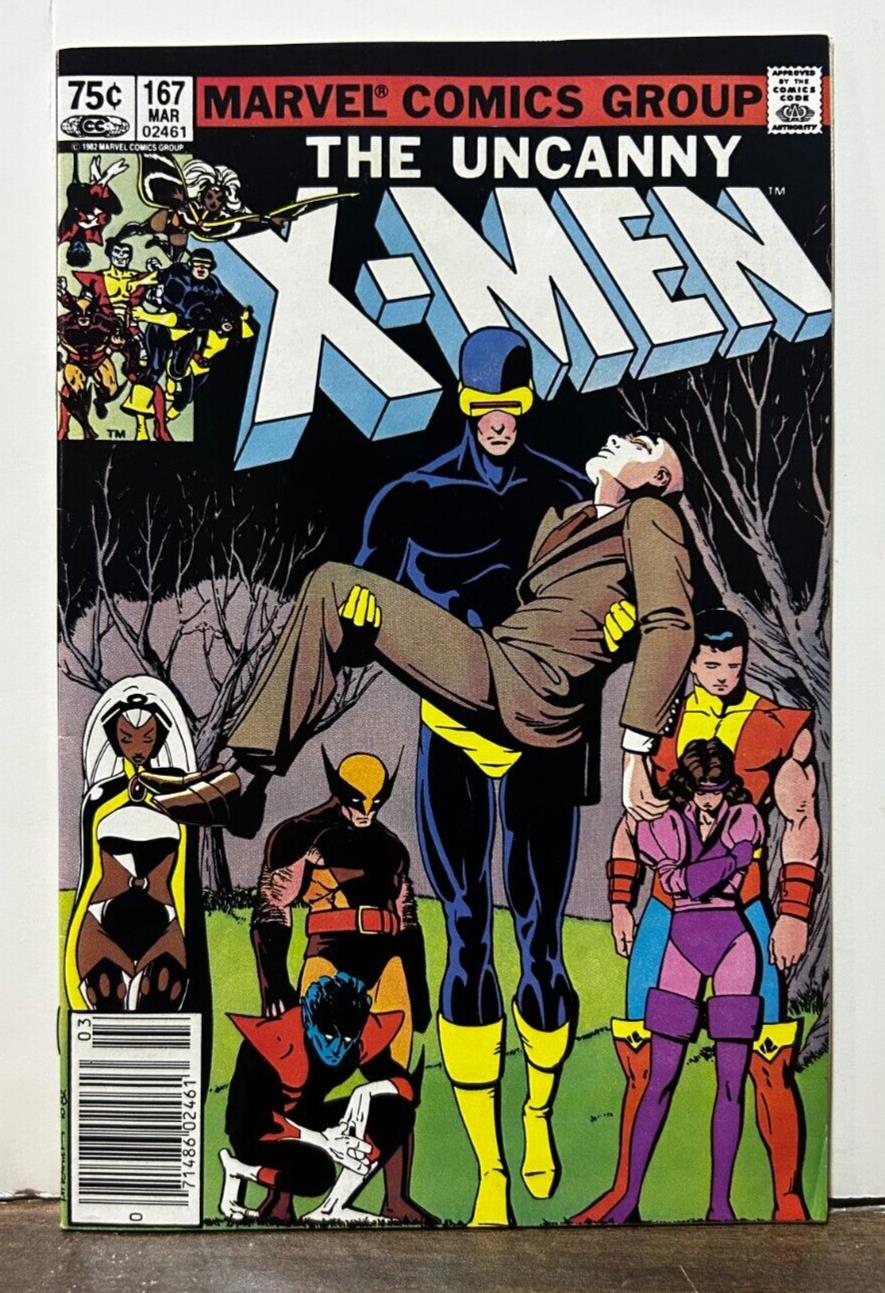 1982 Marvel Comics The Uncanny X-men #167, Canadian Price Variant