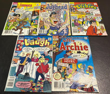 Load image into Gallery viewer, Archie Lot of 5 vintage comic books, #5, #15, #20, #18, #607, CPV
