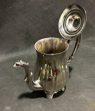 Load image into Gallery viewer, Marlboro Plate, Morton-Parker Set (Tea pot/Creamer/Sugar Bowl) Silver Plated

