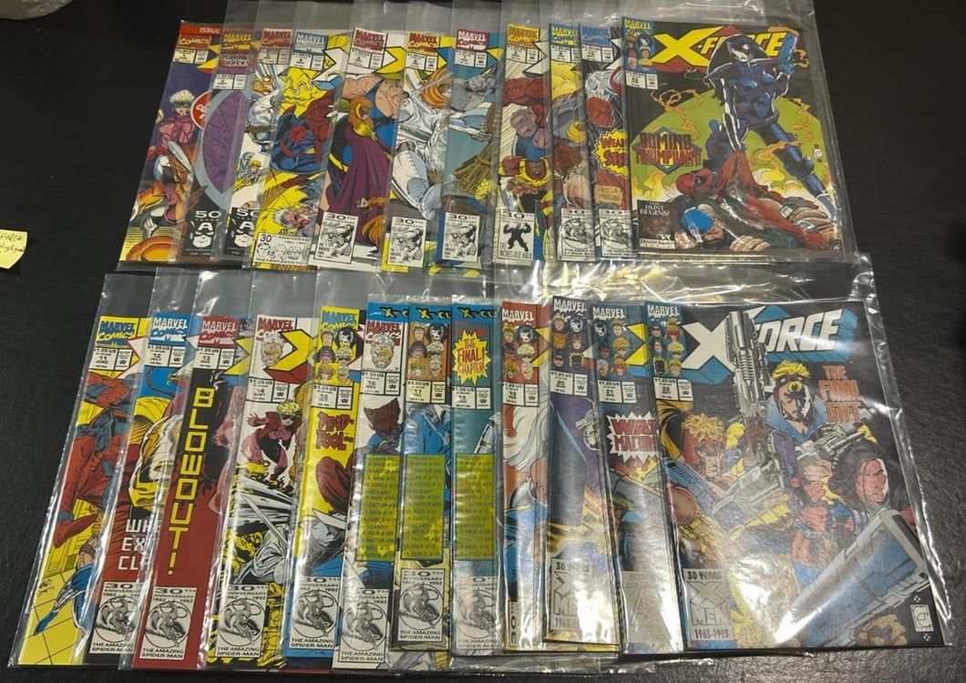 1991 Marvel Comics X-force Issue 1-23, High-Grade