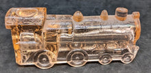 Load image into Gallery viewer, 4 Assorted Pressed Glass Candy Containers - Jeep, Trains &amp; Boat
