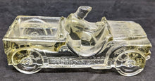 Load image into Gallery viewer, 4 Assorted Pressed Glass Candy Containers - Jeep, Trains &amp; Boat
