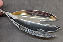 Load image into Gallery viewer, Andrew Williams Designed Haida Art Chrome Plated Salad Set - The Eagle
