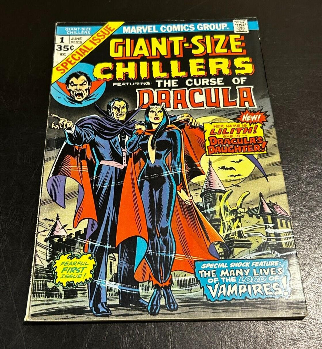 1974 Marvel Comics Giant Size Chillers Issue 1, VG+ 5.0