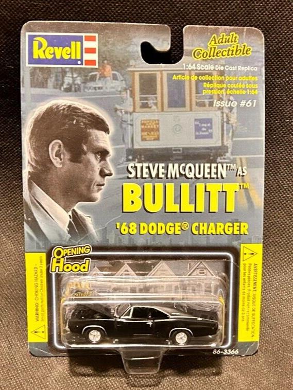 Steve McQueen Bullet '68 Dodge Charger Die cast 1:64 Scale , Sealed