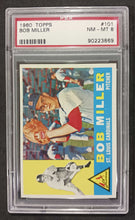 Load image into Gallery viewer, 1960 Topps Bob Miller #101 PSA NM-MT 8
