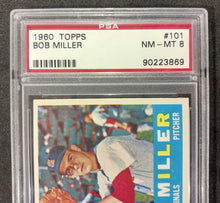 Load image into Gallery viewer, 1960 Topps Bob Miller #101 PSA NM-MT 8
