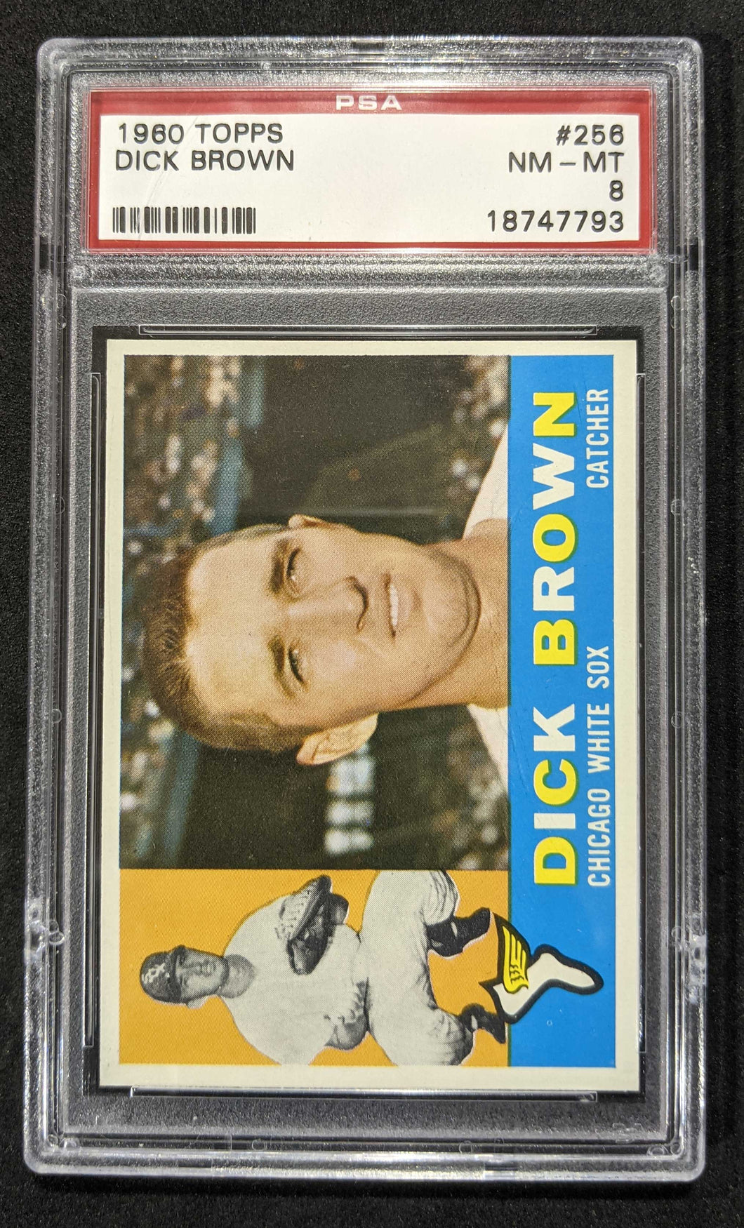 1960 Topps Dick Brown #256 PSA NM-MT 8