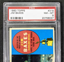 Load image into Gallery viewer, 1960 Topps Jim Baxes #318 PSA NM-MT 8
