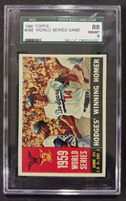 Load image into Gallery viewer, 1960 Topps World Series Game #388 SGC 88 NM/MT 8
