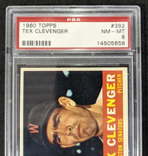 Load image into Gallery viewer, 1960 Topps Tex Clevenger #392 PSA NM-MT 8
