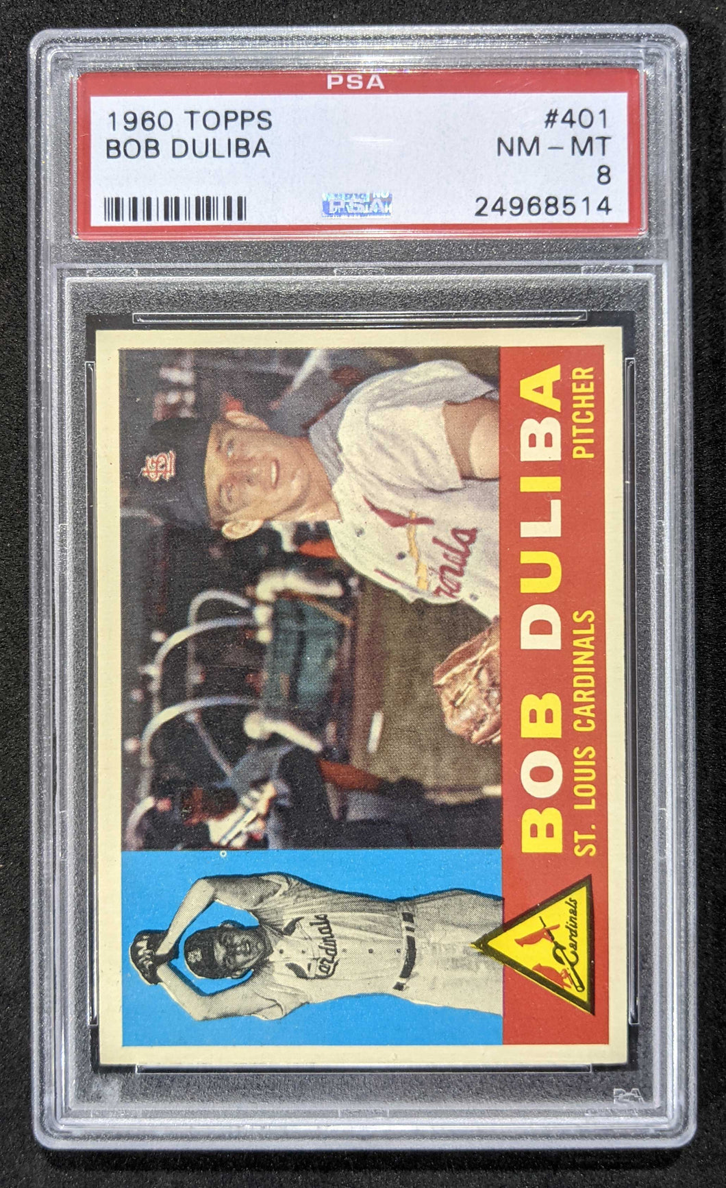 1960 Topps Bob Duliba #401 PSA NM-MT 8