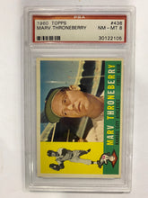 Load image into Gallery viewer, 1960 Topps Marve Throneberry #436 PSA NM-MT 8

