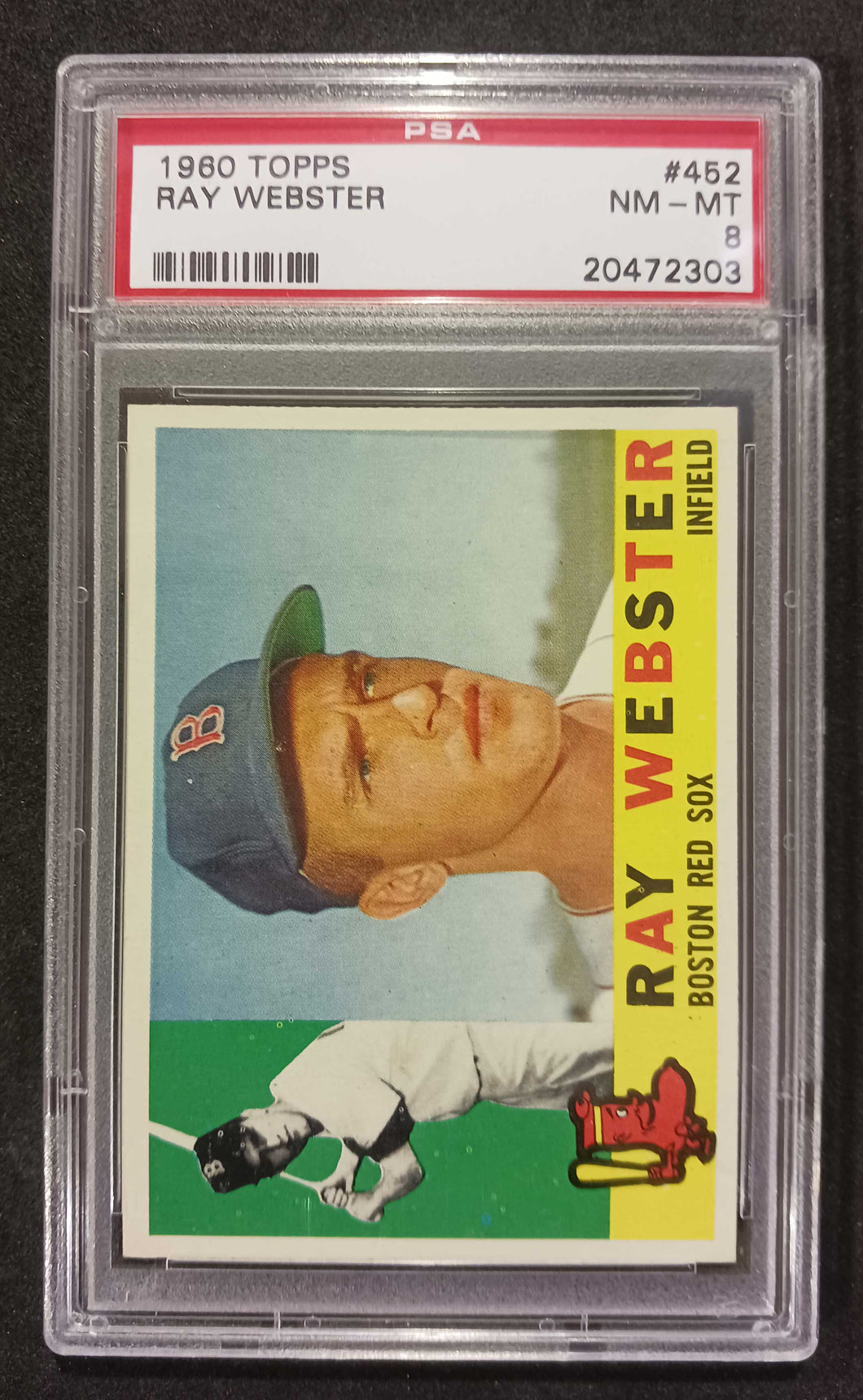 1960 Topps Ray Webster #452 PSA NM - MT 8