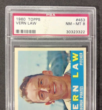 Load image into Gallery viewer, 1960 Topps Vern Law #453 PSA NM - MT 8

