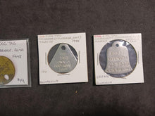 Load image into Gallery viewer, Assorted Vintage Dog Tags Lot of 5 - ID G
