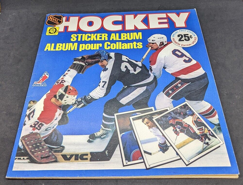 1981 NHL Hockey Sticker Album by O-Pee-Chee -- Not Full