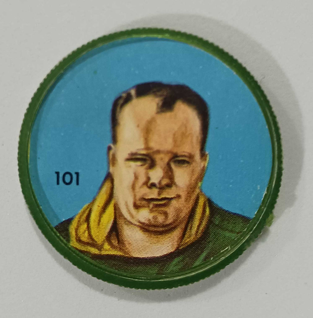1963 Nalley's Potato Chips CFL Football Token Plastic Coin #101 Eagle Keys (Coac