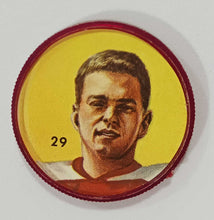 Load image into Gallery viewer, 1963 Nalley&#39;s Potato Chips CFL Football Token Plastic Coin #29 &quot;Whit&quot; Tucker
